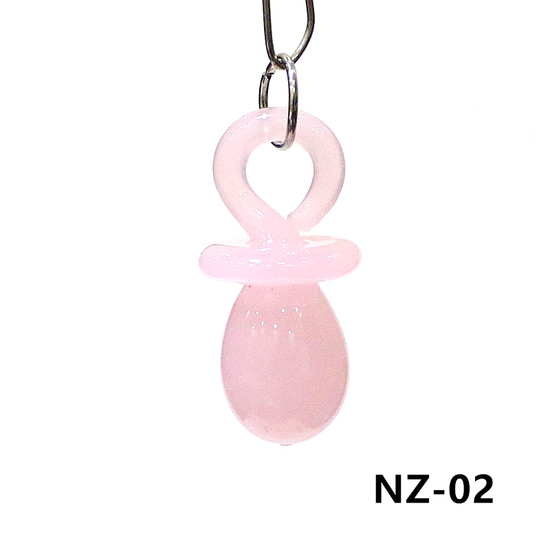 1PC Mini Glass Pacifier Charm  - Jewelry Making 3 Year Old ulasan dan harga