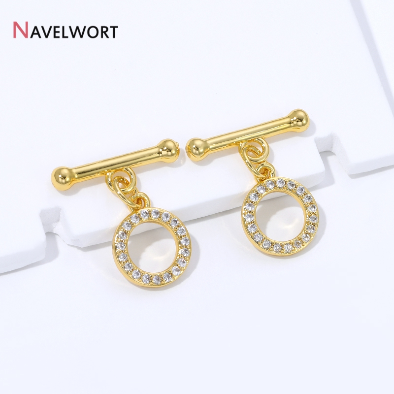 18K Gold Plated Brass Inlaid Z - Jewelry Making Articles ulasan dan harga