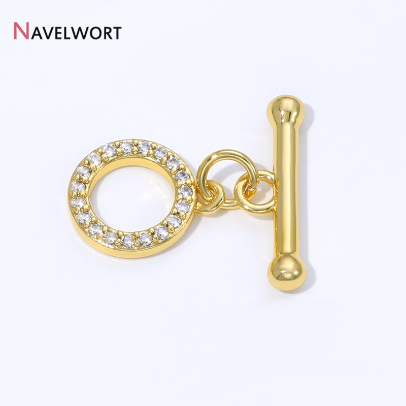 18K Gold Plated Brass Inlaid Z - Jewelry Making Articles ulasan dan harga