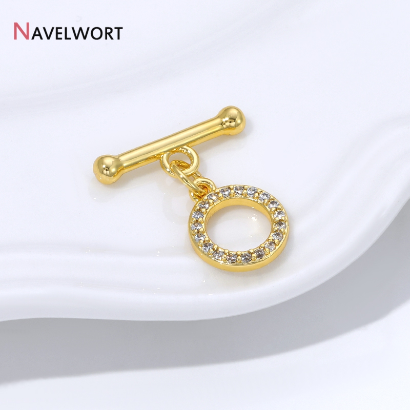 18K Gold Plated Brass Inlaid Z - Jewelry Making Articles ulasan dan harga
