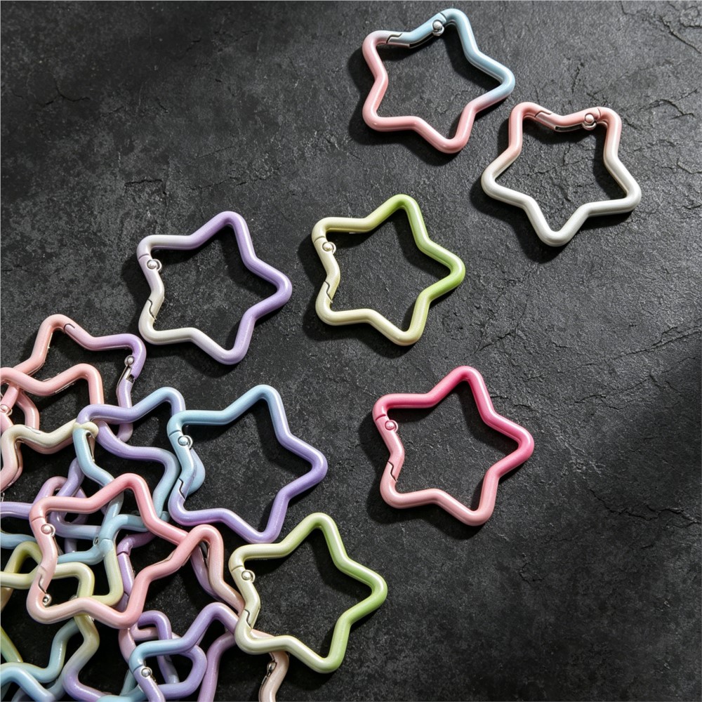 5PCS Gradient Star Shape Sprin - Jewelry Making Articles ulasan dan harga