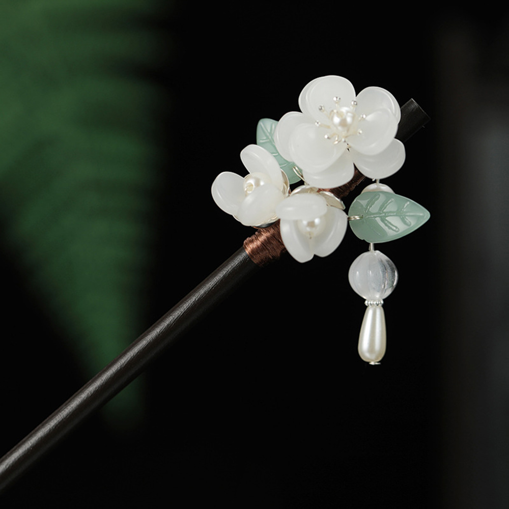 Retro Flower Hairpin With Pear - Jewelry Making Adults ulasan dan harga