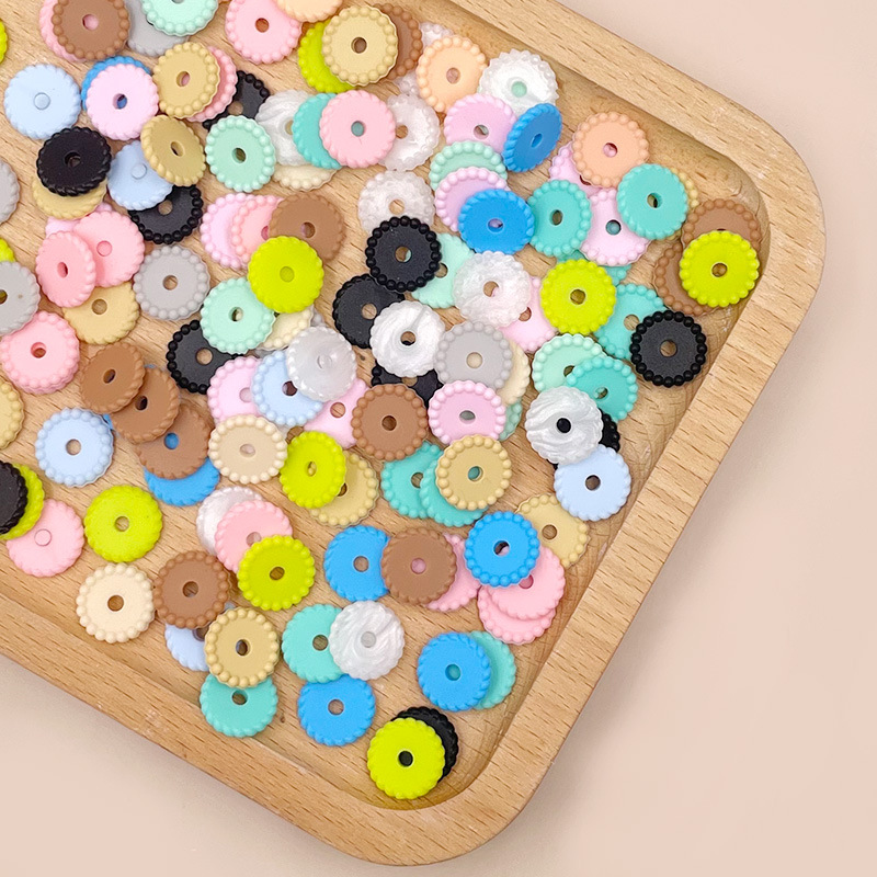 100pcs Gasket Silicone Beads 2 - Jewelry Making 3 Year Old ulasan dan harga