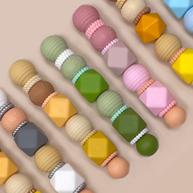 100pcs Gasket Silicone Beads 2 - Jewelry Making 3 Year Old ulasan dan harga