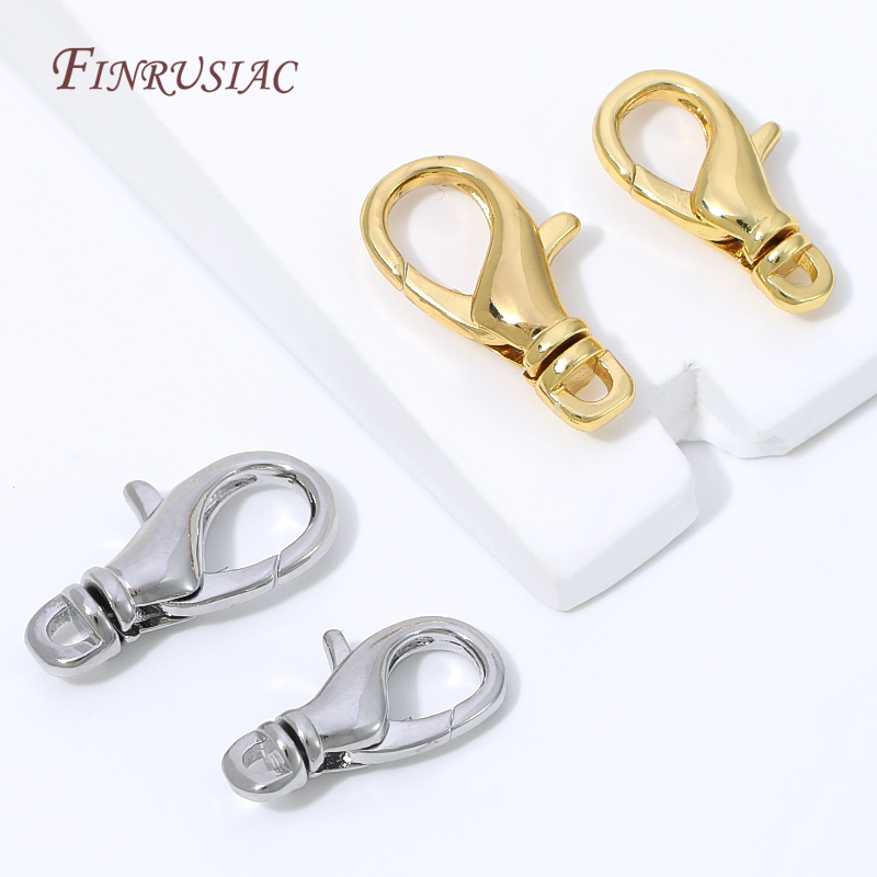 18K Gold Plated Lobster Clasps - Jewelry Making Articles ulasan dan harga